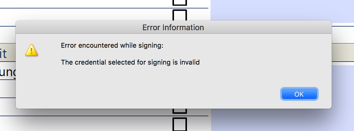 The Credential Selected For Signing Is Invalid Adobe